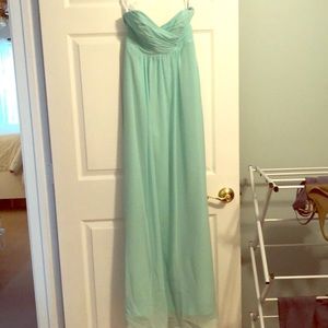 Alfred Angelo bridesmaid dress in Mint/Aqua